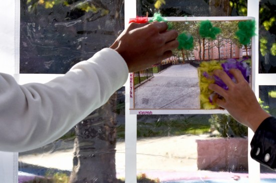 “A Future We Can Feel,” by Catherine Chattergoon and collaborators at Wagner Houses as part of “Re:Play.” Additional project contributors include: David Burney, Caitlin Cahill, Catherine Chattergoon, Aboubakar Cherry, Jerrod Delaine, Onyi Egbochue, Deborah Gans, Bobbye Hall, Devvon Howell, Sydney King, Kate Levy, Robin Moore, Nancy Owens, Jared Rice, Eugene Rodriguez, Neighborhood Safety Initiatives of the Center for Court Innovation, and Brendon Valerio.