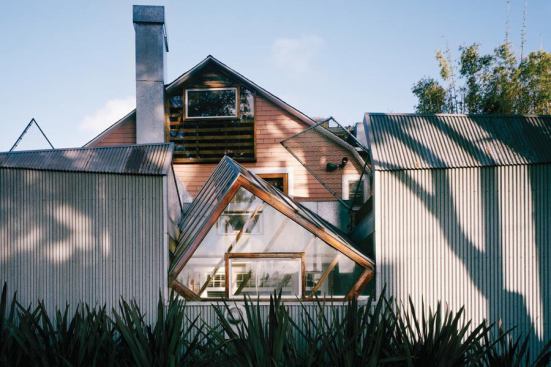 Gehry's former house in Santa Monica, Calif.