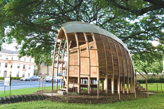 Lika, designed and built by Albizia Project founder Joseph Valenti