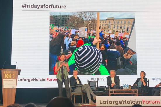Anna Heringer addresses LafargeHolcim executives