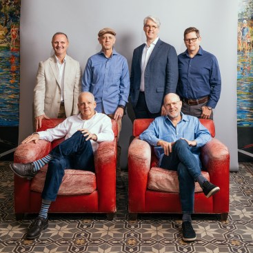Top Row: Partners Greg Papay, FAIA, Matt Morris, FAIA, Andrew Herdeg, FAIA, and Bob Harris, FAIA;Bottom Row: Partners David Lake, FAIA, and Ted Flato, FAIA