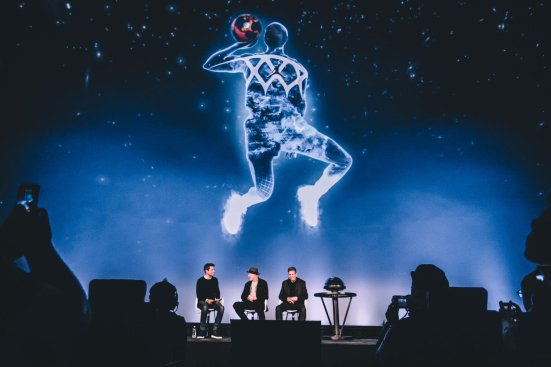Jordan Brand unveiled the 30th iteration of its flagship sneaker Thursday at the Adler Planetarium. Projection and media design spanned multiple rooms, which displayed archival footage of Michael Jordan highlights along with custom designed individual mini display screens for each of the iconic shoes. The main event was the massive projection designed created for the planetarium globe, which incorporated real time planetary data with custom animation and design especially for this launch.