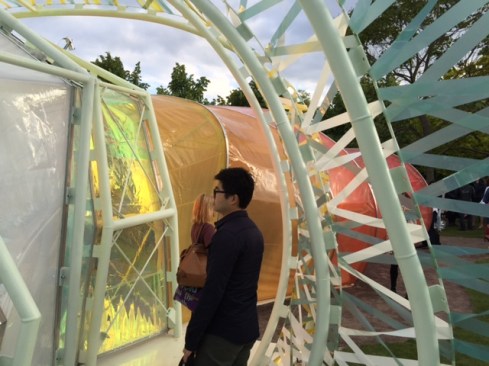 2015 Serpentine Gallery Pavilion, London, by SelgasCano.