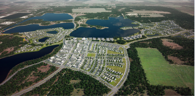Bordered by the 73,000-acre Babcock Ranch Preserve – the single largest land preservation acquisition in Florida history – and the 75,000-acre Cecil M. Webb Wildlife Management Area, Babcock Ranch comprises nearly 18,000 acres – roughly the size of Manhattan.