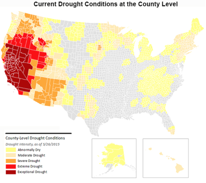 BrookingS Drought Map