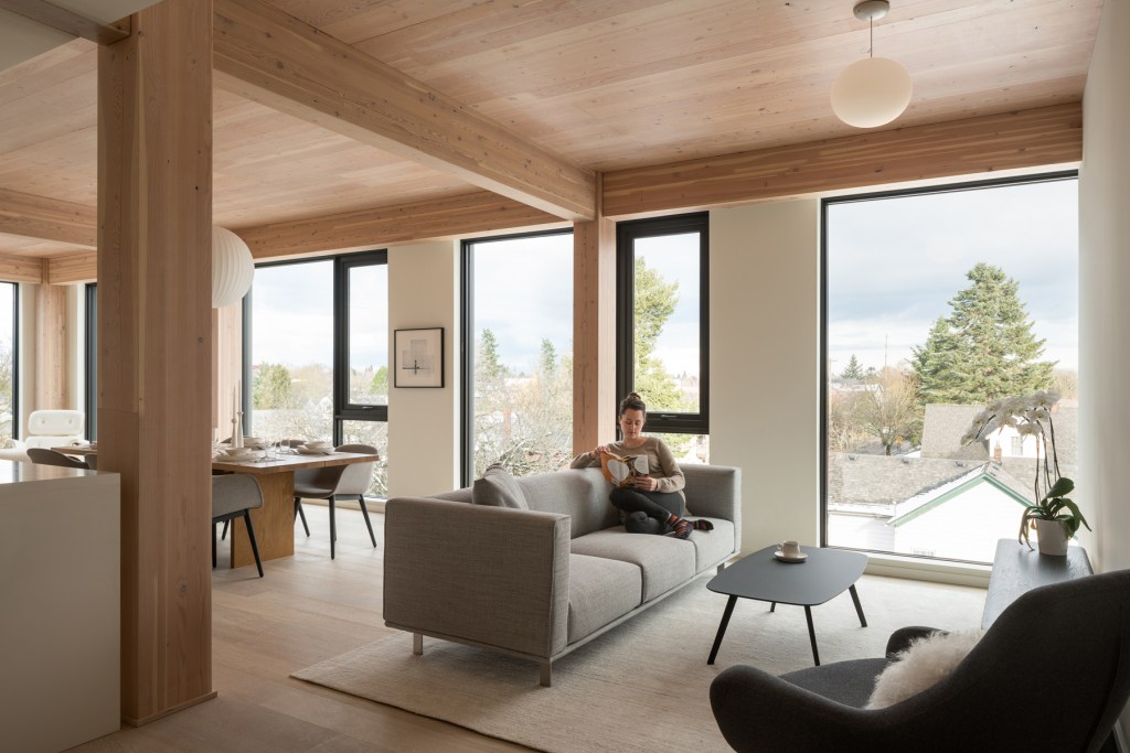 Each residence also has a covered balcony that can accomodate up to eight people.