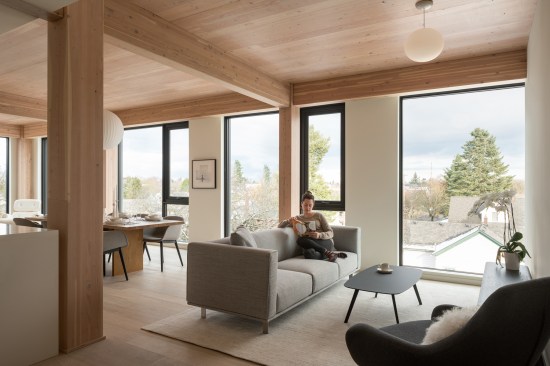 Each residence also has a covered balcony that can accomodate up to eight people.