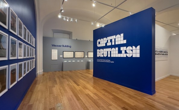 Capital Brutalism is currently on display at the National Building Museum through Monday, Feb. 17, 2025.