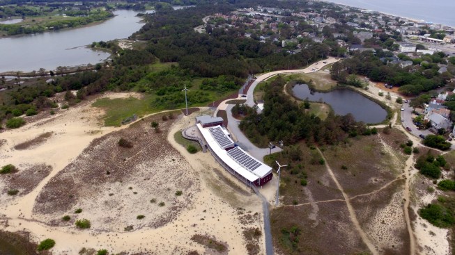 Aerial view, the Chesapeake Bay Foundation Brock Environmental Center