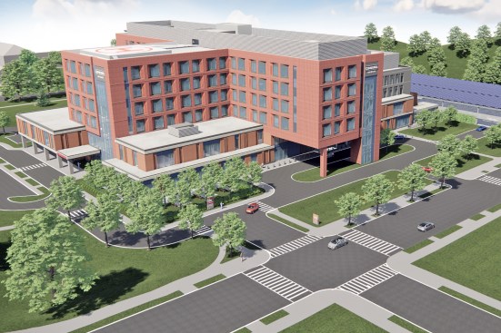 HOK's in-progress hospital project in Washington, D.C.