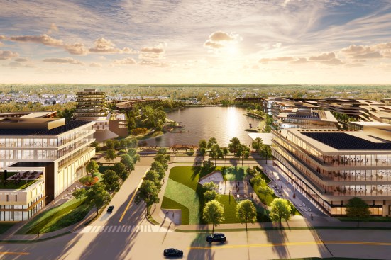 Wildhorse Village, an 80-acre multiuse development in Chesterfield, Mo., by CRG, Lamar Johnson Collaborative, and Clayco