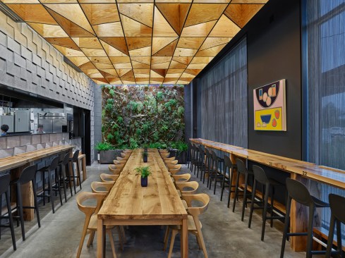View at entry, Co-Op Ramen