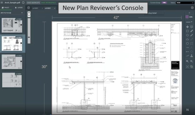 e-PlanCheck's dashboard for plan reviewers