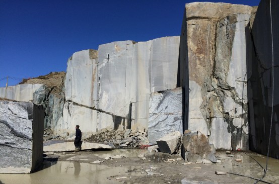 Meejin Yoon selected a domestic quarry, in Virginia, to symbolize Collier's patriotism.