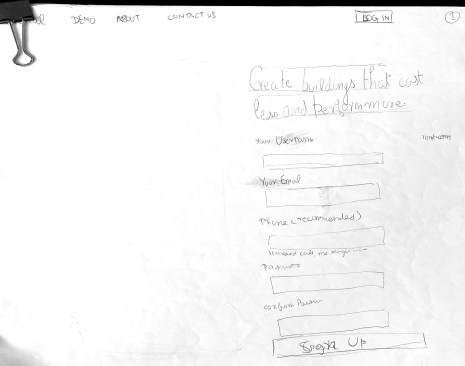 Early Cove.tool user interface sketches, by Sandeep Ahuja
