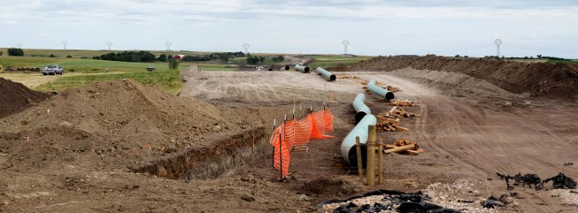 Construction of the Dakota Access pipeline