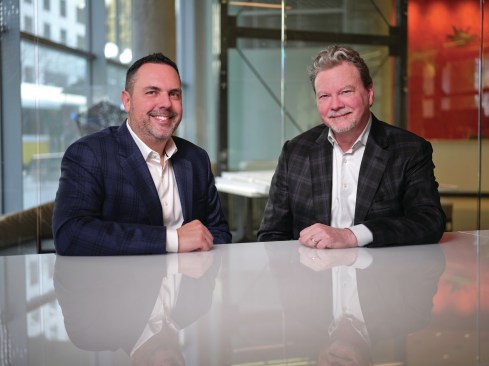 HKS Architects' Sam Mudro, president and CFO and Dan Noble, CEO and chairman.