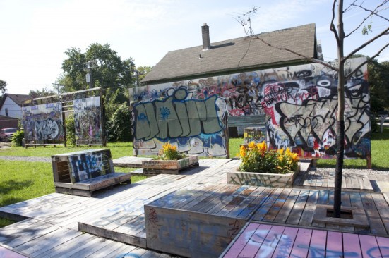 The DCDC’s TAP, which turned vacant lots into a graffiti art gallery