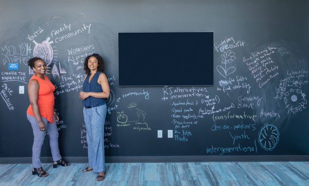 L to r: Designing Justice + Designing Spaces architectural associate Shelley Davis Roberts and co-founder and design director Deanna Van Buren
