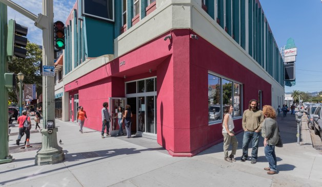 Entrance, Restore Oakland, in Oakland, Calif., designed and developed by Designing Justice + Designing Spaces