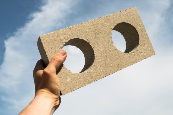 Drywall waste block