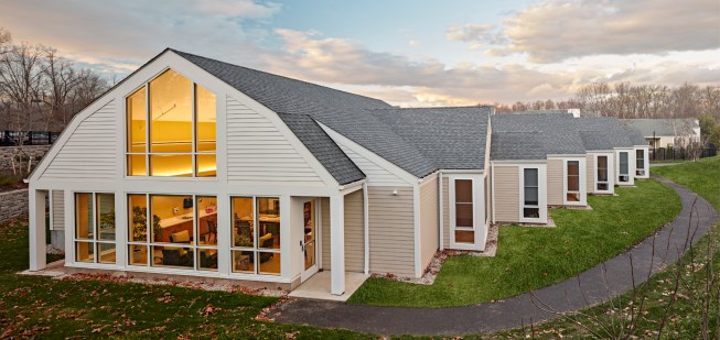 Caleb Hitchcock Memory Care Neighborhood in the Duncaster Retirement Community, Bloomfield, Conn., designed by Amenta Emma Architects