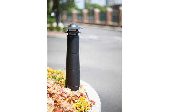 Lighthouse Bollard with Black Texture powdercoat at DoubleTree Suites by Hilton Hotel Boston, Boston, Massachusetts