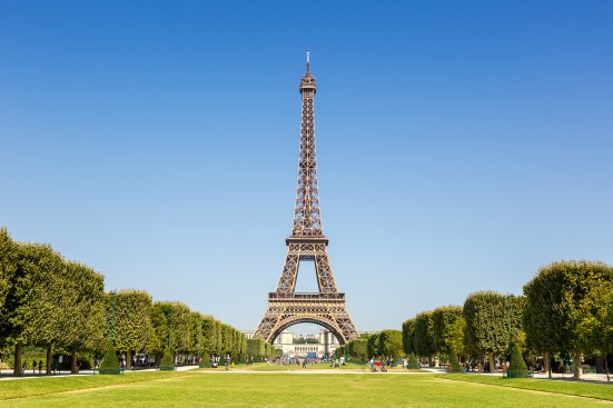 Eiffel Tower in Paris.