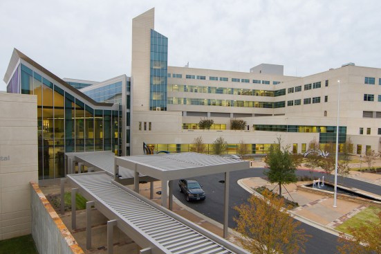 The Martin Army Community Hospital, in Fort Benning, Ga., designed by AECOM (Ellerbe Becket) and RLF Architects.