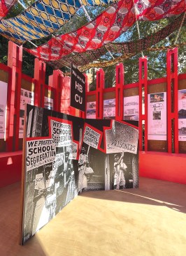 WE The 7: A Conversation with the African Diaspora, an exhibition curated by Morgan State University School of Architecture and Planning assistant professor Coleman A. Jordan, on display at the 2021 Venice Architecture Biennale’s ArchiAfrika Pavilion