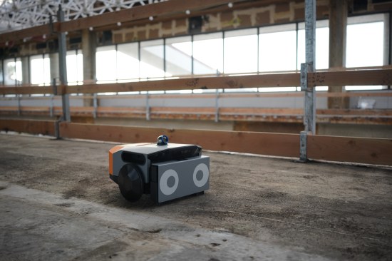 Dusty Robotics’ FieldPrinter operates like a roaming printhead, transforming the ground plane into a blueprint of the intended design. An optimal tool for interior construction, the small, boxy robot prints lines, points, and text from DWG and CSV files directly on an existing slab.
