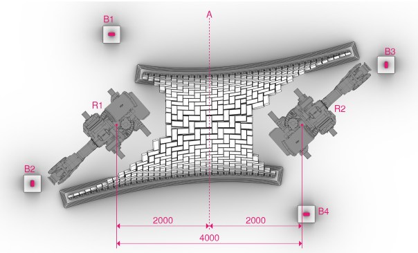 To enhance constructability and reduce material quantities, the Glass Vault uses no temporary falsework structures.