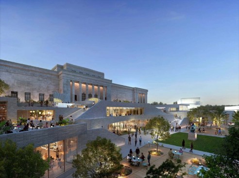 Nelson Atkins Competition entry by Studio Gang.