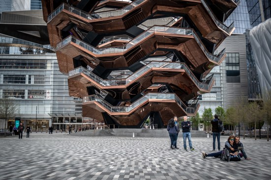 Vessel in the Hudson Yards courtyard