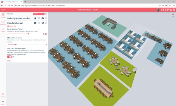 Automated office space configuration