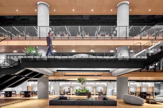 Marriott International Headquarters, designed by Gensler. The Clarient Group provided Smart Building Consulting and Project Management Services on the 785,000 SF project.