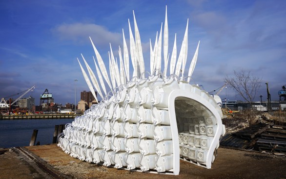 "Cricket Shelter: Modular Edible Insect Farm," designed by Mitchell Joachim