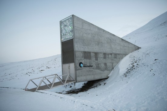 "Svalbard Global Seed Vault," designed by Peter W. Søderman and Barlindhaug Consulting