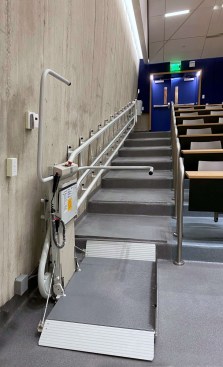 The steps within the lecture halls were quite steep and very long, making the Omega IPL model a great choice.