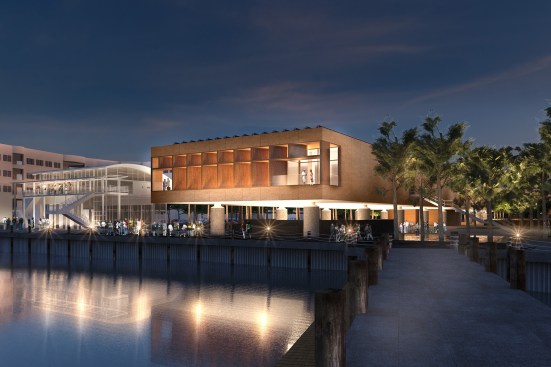 A rendering of the International African American Museum by Pei Cobb Freed & Partners and Moody Nolan, a Riley-backed project proposed for the Charleston waterfront