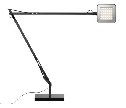 Antonio Citterio and Toan Nguyen teamed up to create the angle-poise Kelvin LED lamp for Flos. 
www.flos.com, 
antoniocitterioandpartners.it