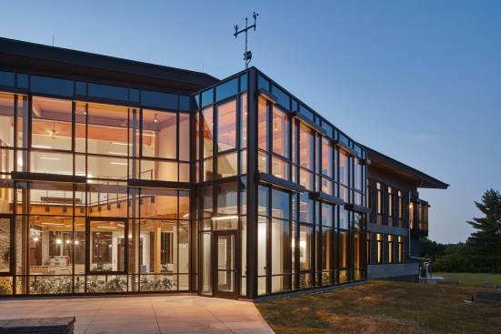 Even with the triple-glazed curtainwalls, the building has a window to wall ratio of 30 percent.