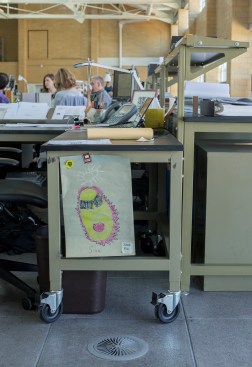 A detail from KT’s office