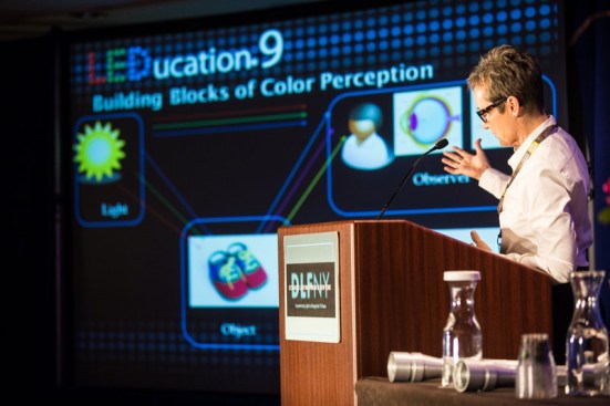 Megan Carroll of Xicato presents during LEDucation9.