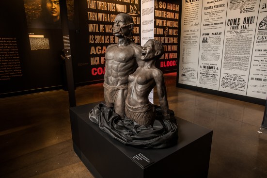 "The Cry, Soul Mates" by artist Sandrine Plante, Legacy Museum.