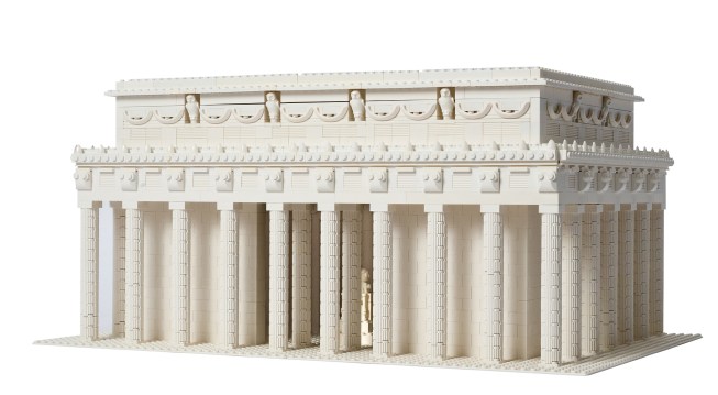 Lincoln Memorial, on view at the National Building Museum in Washington, D.C.