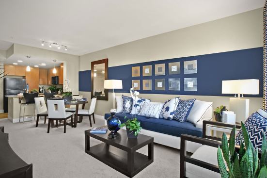 Eleven floor plans are offered with units ranging in size from 639 to 1,421 square feet.