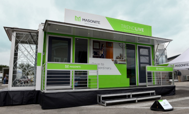 Masonite's mobile showroom