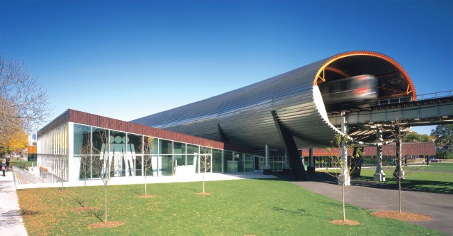 The Office for Metropolitan Architecture's McCormick Tribune Campus Center at the Illinois Institute of Technology in Chicago