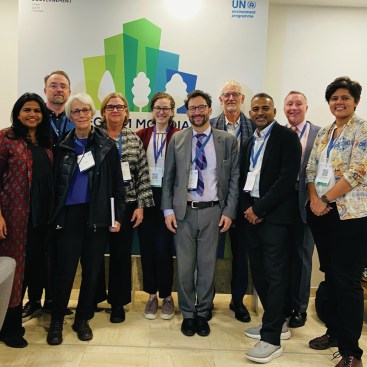 Members of the Architecture 2030 and Climate Heritage Network Delegations.